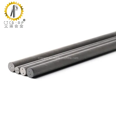 Extruded Solid Tungsten Carbide Rods With 2 Coolant Holes
