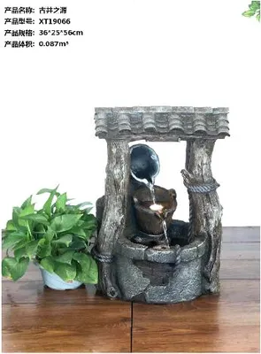 New Resin Ancient Garden Dry Artificial Decorative Garden Fountains