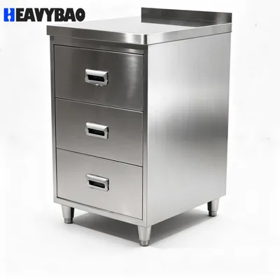 Heavybao Commercial Restaurant Kitchen Durable Stainless Steel Lab Equipment Multi-Drawer Cabinet