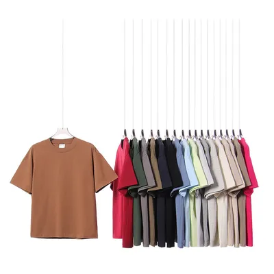 300 GSM Men 100% Cotton Oversized Baggy Fit Drop Shoulder T-Shirt