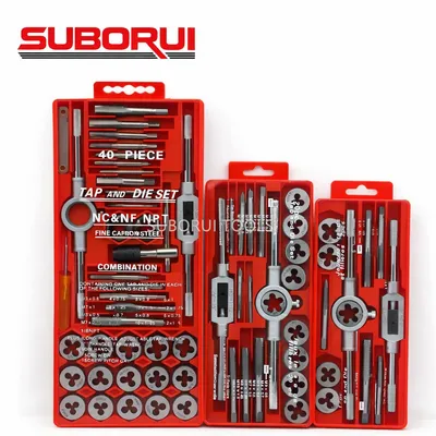 Premium 40PCS Tap and Die Set for Metal Threading