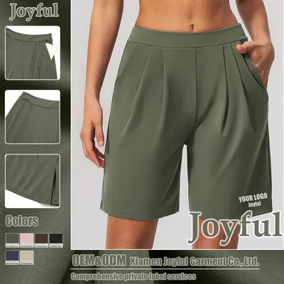 Gym Clothing Sportswear Baggy Women S Athletic Running Sport Shorts with Pocket