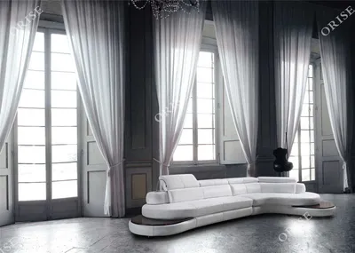 European Modern Design Home Furniture Sectional Sofa Set with LED Light