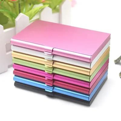 Customized Logo Business Credit Card Box Metal Business Card Holder