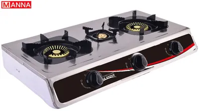 3-Burner Staniless Table Gas Stove