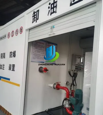 Container Single Wall Tank Portable Skid-Mounted Mobile Diesel Fuel Station with Pump
