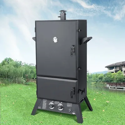 Outdoor BBQ Grillmeat and Fish Gas Smoker
