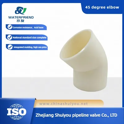 High Quality Low Price ABS 45 Degree Elbow Plastic Pipe Fittings for Water System