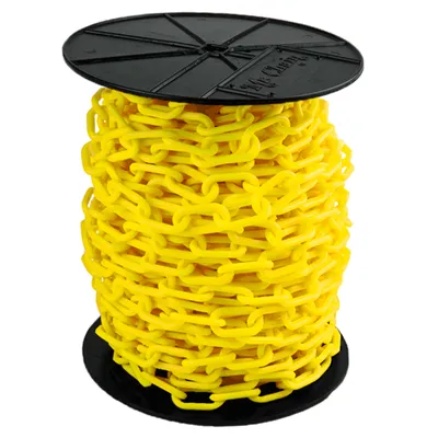 Traffic Safety HDPE Plastic Chain Colorful Plastic Chain