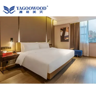 Five-Star Quality Solid Wood Furniture Forresort Hotel Bedrooms