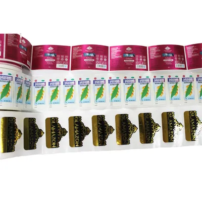 High Quality Bronzing/Medical Label