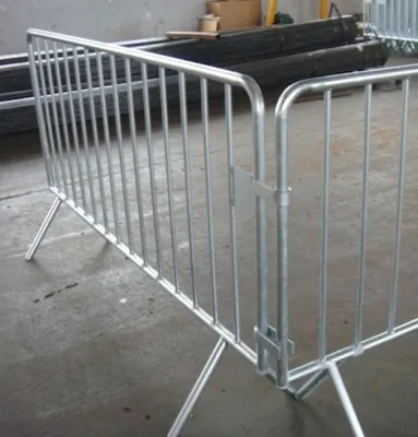 Hot-Dipped Galvanized Steel Welded Crowd Control Pedestrian Barriers Fence