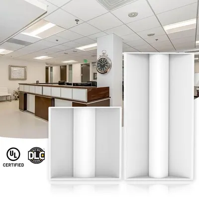 UL Dlc 2X2 2X4 40W 50W Panel 3000-5000K CCT Selectable Recessed Mount Flat Drop Lighting LED Ceiling Troffer Light for Office