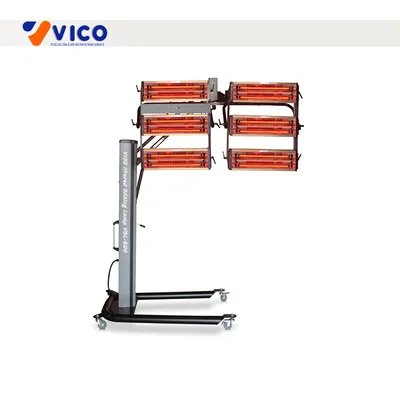Vico 6 Head Shortwave Infrared Curing Lamps for Paint Drying Vbl-6da