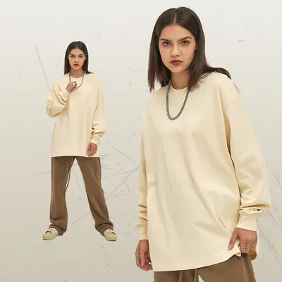 305 GSM Custom 100% Cotton DTG Print Streetwear French Terry Sweatshirt