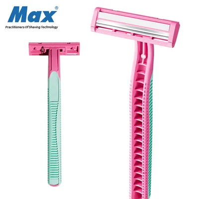 Non Slip Ergonomic Handle Protect Delicate Skin Women Razor Shaver