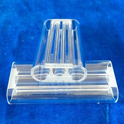 Double Core Quartz Tube/Translucent Quartz Glass Tube