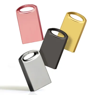Office Gift Mini Metal USB Stick 16GB 32GB 64GB Pendrive Flash Memory Stick Waterproof USB Flash Drive