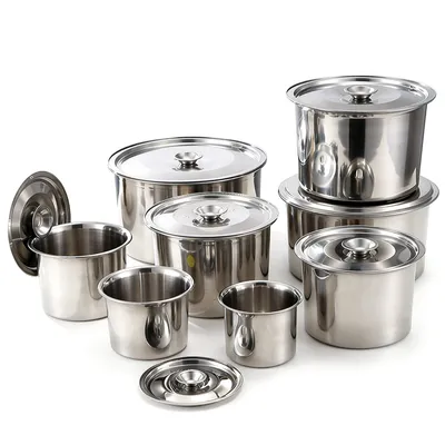 Durable Stainless Steel Kitchen Food Jar Eco Friendly Reusable Food Condiment Container Wholesale