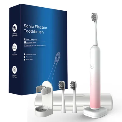 Advanced Sonic Toothbrush with Travel Case and Whitening Technology