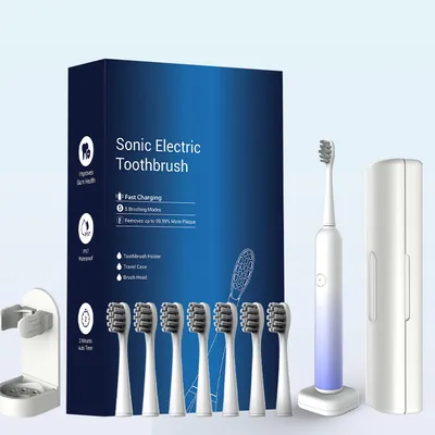 Ultra-Compact Sonic Electric Toothbrush with Fast Type-C Charging