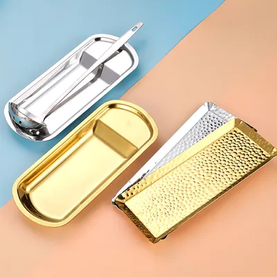 Stainless Steel Shelf Plate Spoon Tray Cutlery Rack Dish Tray