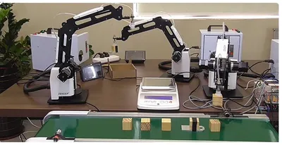 Zkbot-301ED Weight Recognition Sorting System Robot Arm Project /Kit