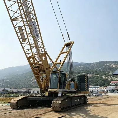 Used 2021 High-Quality 150-Ton Crawler Crane for Sale