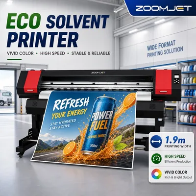 Factory Price 3.2m Single Head Dx7 Eco Solvent Printer for Indoor Outdoor Signage