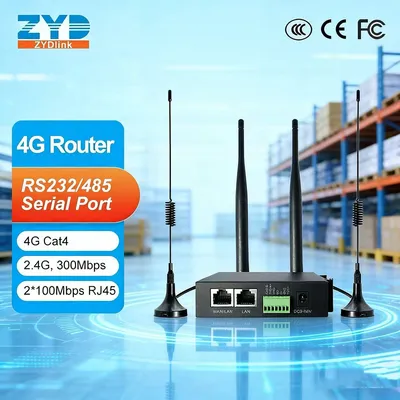 Industrial Grade 4G Wireless Router Works Reliably in Harsh Environments for Various IoT Applications