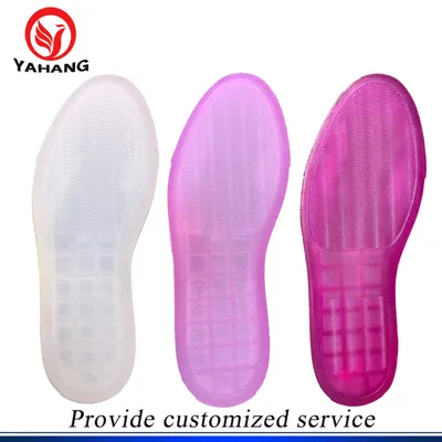 Women Flat Transparent Sneaker Rubber Shoe Sole