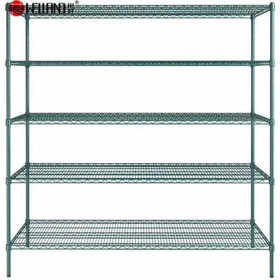 Customization Heavy Duty 5 Tier Steel Restaurant Wire Shelving Solutions