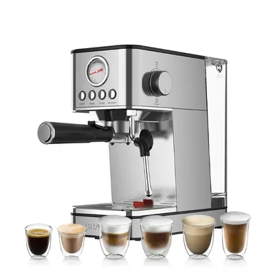Espresso Maker with Grinder Manual Automatic Coffee Maker Machine