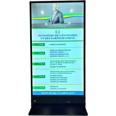 85-Inch 4K Ultra HD Vertical Digital Signage Display Machine