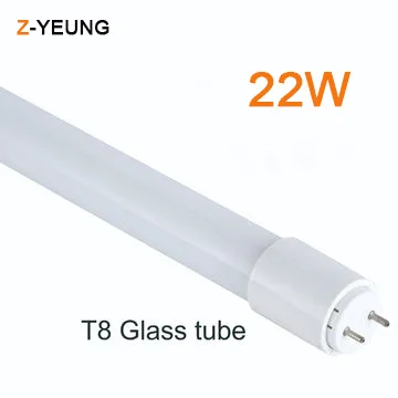 22W T5 T8 Glass Nano Aluminum LED Tube