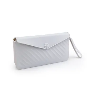 High-Quality Silicone Makeup Bag, Stylish & Easy to Clean, Compact with Magnetic Closure Design