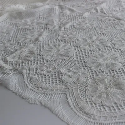 Eyelash New Fashion Design Nylon Rayon High Quality Lace Fabric