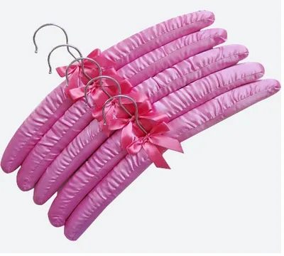 Hotsale Hotel Satin Padded Lady Hangers