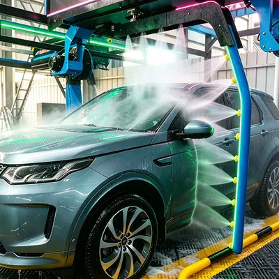 360 Touchless Automatic Car Wash Machine 8MPa High Pressure Complete Blower Kit Factory Supply Commercial Washer