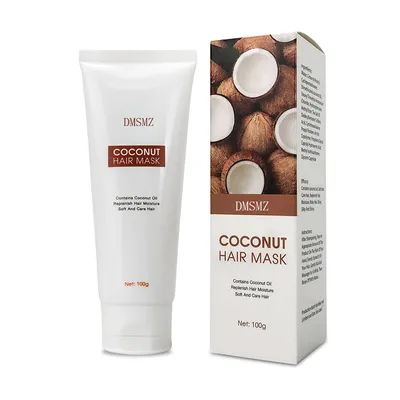 Deep Moisturize, Smooth & Nourish Dry Frizzy Hair Coconut Hair Mask