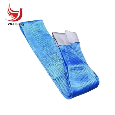 Lifting Belt Flat Polyester Webbing Sling Wll 8ton 6m