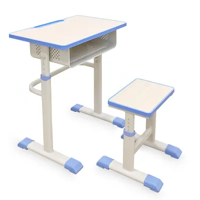 Modern School Furniture High School Student Desk and Chair Set