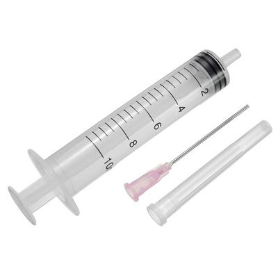 Injection Plastic Syringe with Needle