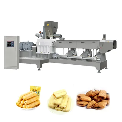 Puffed Wheat Snacks Making Machine Rice Crispy Snacks Making Machine Puffed Rice Snacks Making Machine