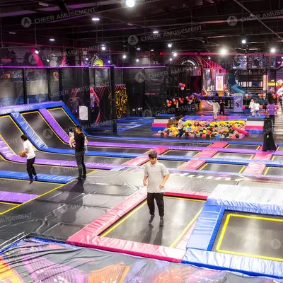 Cheer Amusement Indoor Comprehensive Sports Center Trampoline Park Jumping Areas for Kids