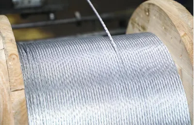 Galvanized Steel Wire Strand Wooden Reel Packing Hot DIP Galvanized 7/2.0-6.0mm