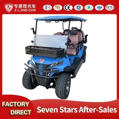 Zlingcar Brand 4+2 Seater Hunting Golf Cart Electric Cart