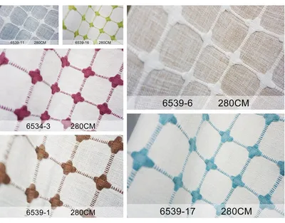 Stylish Poly/Cotton Cross Plaid Tablecloth Fabric in Multiple Colors