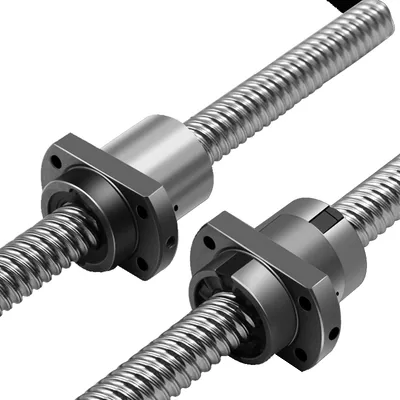 Complete Set of High-Precision Ball Screw with Flange Nut Screw