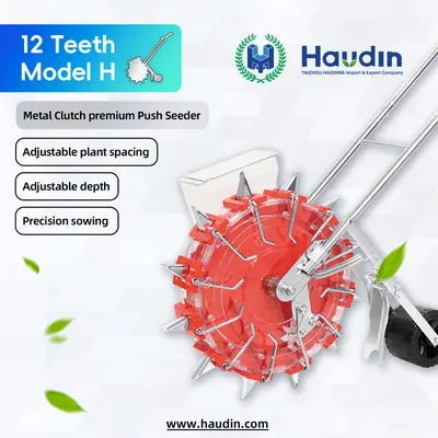12 Teeth Corn Peanut Corn Beans Iron Clutch Push Seeder